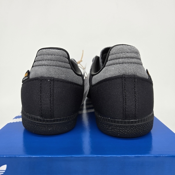 New adidas Samba OG Core Black Grey Cordura Shoes Women's Size 6 - Picture 4 of 8